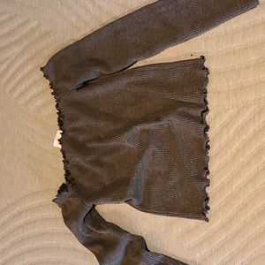 Off the shoulder crop top